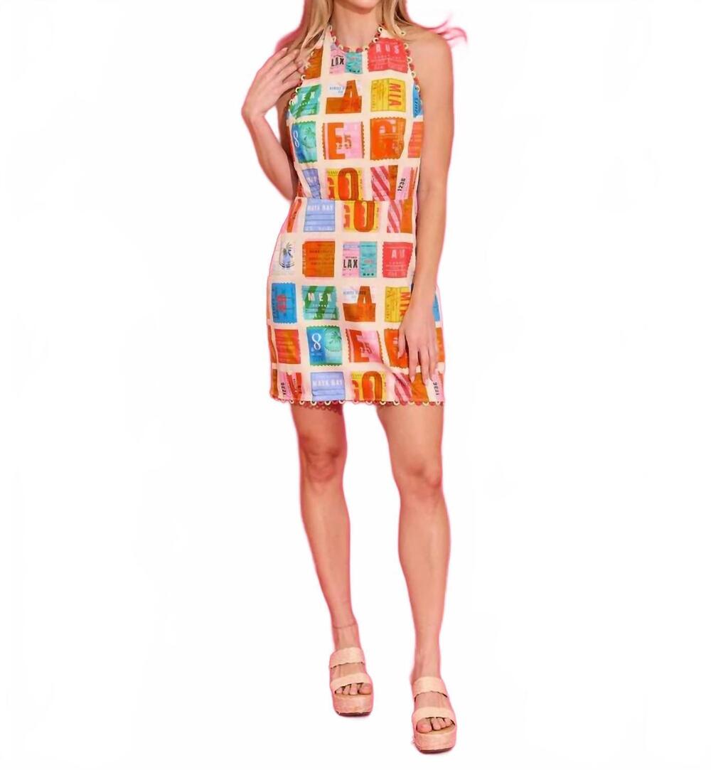 NEW ALDEN ADAIR women's millie dress in voyage